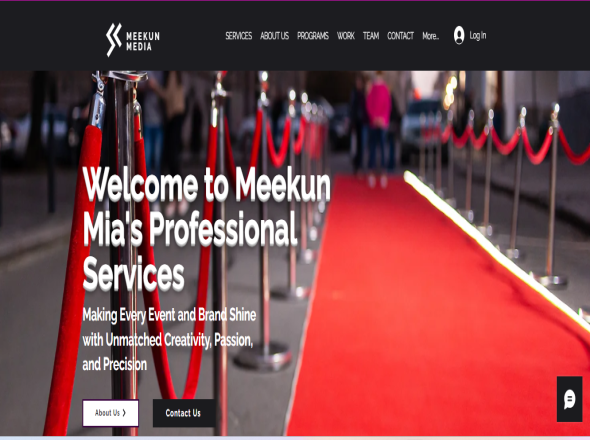 Web design for a company, Meekun Mi(d)ia