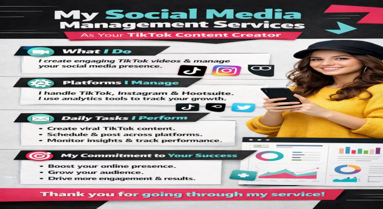 I will create engaging content and manage social media to grow brand visibility.