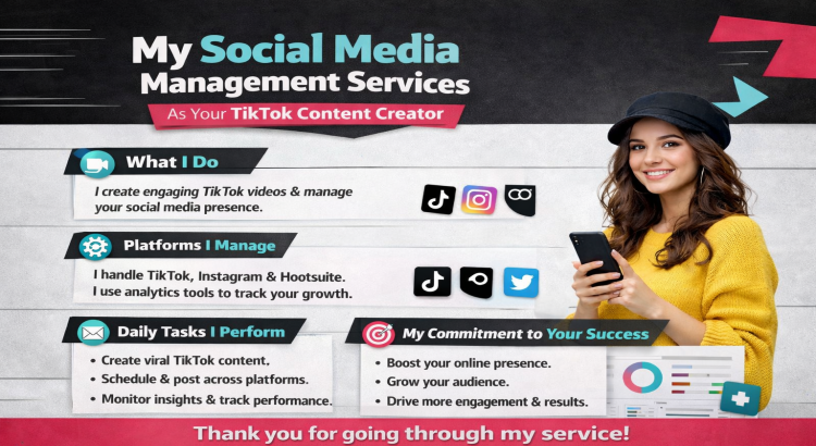 I will create engaging content and manage social media to grow brand visibility.
